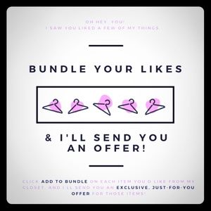 * CLICK LIKE* AND THEN ADD TO BUNDLE